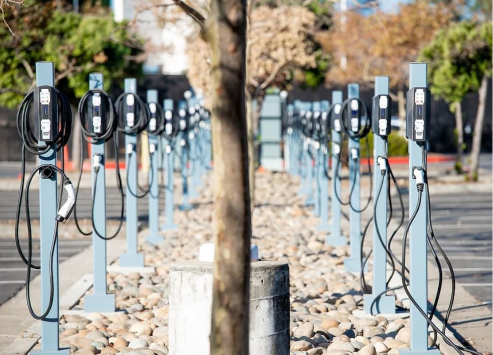 TurboDX-Powerflex charging station parking lot